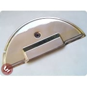 VESPA PX/T5/LML 1/2 Moon Stainless Steel Spare Wheel Cover+fixing bolt