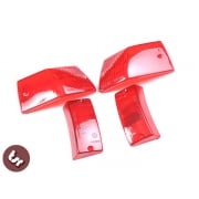 VESPA PX/T5/LML Custom Indicator Lens Kit - RED (X4 Pieces) light