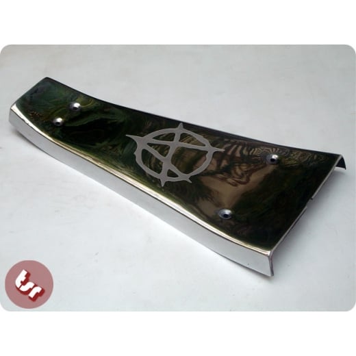 VESPA PX/T5/LML Engraved Centre Mat ANARCHY Stainless