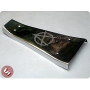 VESPA PX/T5/LML Engraved Centre Mat ANARCHY Stainless