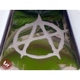 VESPA PX/T5/LML Engraved Centre Mat ANARCHY Stainless