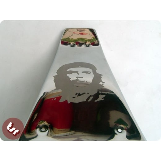VESPA PX/T5/LML Engraved Centre Plate/Mat CHE Stainless