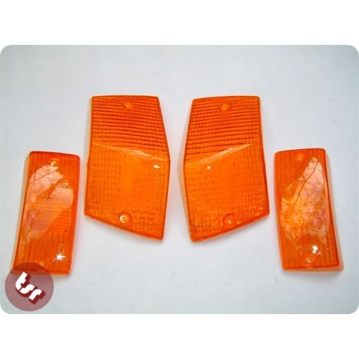 VESPA PX/T5/LML Indicator Lens Kit - Orange (X4 Pieces)
