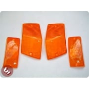 VESPA PX/T5/LML Indicator Lens Kit - Orange (X4 Pieces)