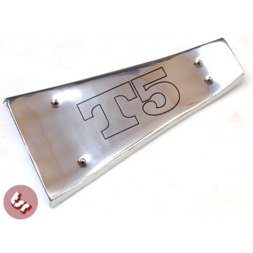 VESPA PX/T5/LML Stainless Floor Plate/Mat Engraved "T5"