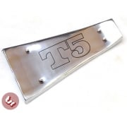 VESPA PX/T5/LML Stainless Floor Plate/Mat Engraved "T5"