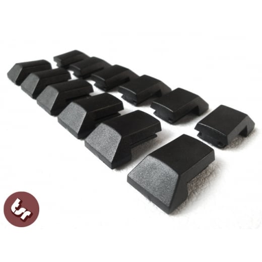 VESPA PX/T5 QUALITY Footboard/Floor Runner End Caps X12