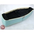 VESPA Quality Dual Bench Seat Baby Blue/Cream VBB/PX