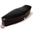 VESPA Quality Dual Bench Seat Black/Red Pipe PX/LML/VBB