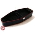 VESPA Quality Dual Bench Seat Black/Red Pipe PX/LML/VBB