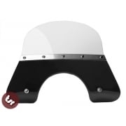 VESPA QUALITY TSR Black Flyscreen PX/LML/T5 Stainless Fixings 125/200 Windshield