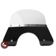 VESPA QUALITY TSR Black Flyscreen PX/LML/T5 Stainless Fixings 125/200 Windshield