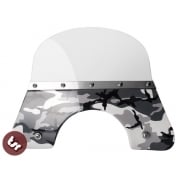 VESPA QUALITY TSR Camo Black/White Flyscreen PX/LML/T5 Stainless Fixings 125/200