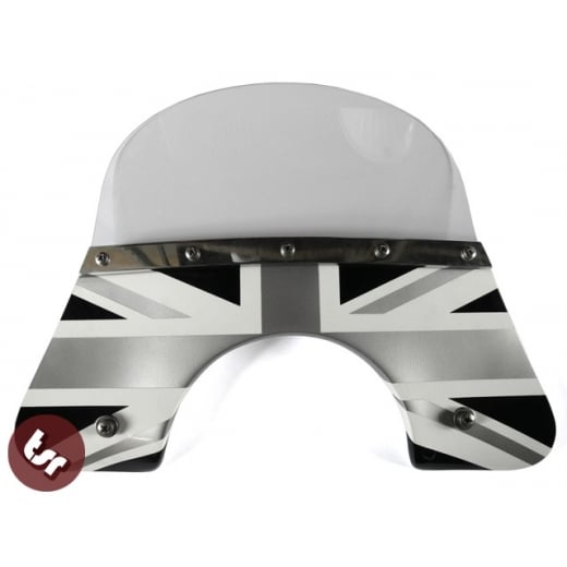 VESPA QUALITY TSR Union Jack Flyscreen PX/LML/T5 Stainless Fixings 125/200 mod