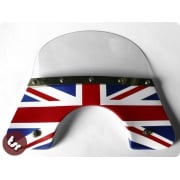 VESPA QUALITY TSR Union Jack Flyscreen PX/LML/T5 Stainless Fixings 125/200 mod