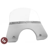 VESPA QUALITY TSR White Flyscreen PX/LML/T5 Stainless Fixings 125/200 Windshield