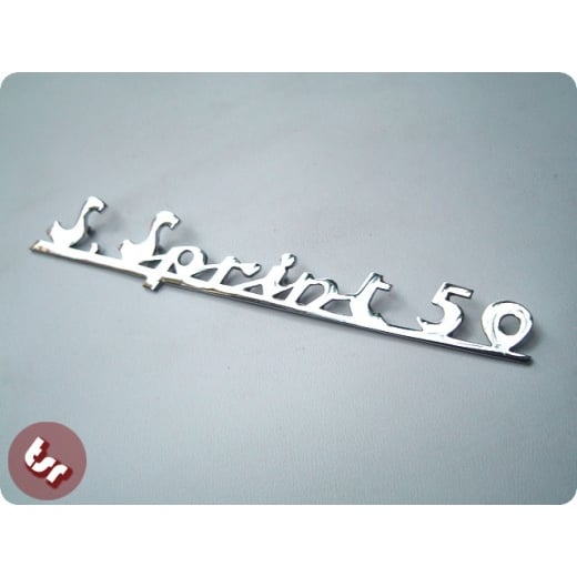 VESPA Rear Frame Badge SS50 50SS Chrome S.Sprint 50