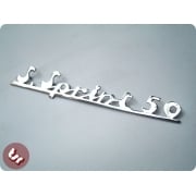VESPA Rear Frame Badge SS50 50SS Chrome S.Sprint 50