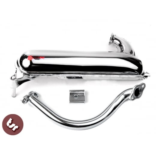 VESPA Smallframe ET3 125/v90 FACO Chrome Banana Exhaust