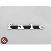 VESPA Smallframe Solid Billet CNC Legshield/Side Panel Badge/Emblem FALC v90/100