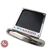 VESPA Stainless Steel Number Plate Surround/Trim Bumper