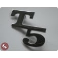 VESPA T5 Chrome Custom Side Panel/Legshield Badge