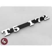 VESPA T5 Malossi Kit Billet CNC Legshield/Side Panel Badge/Emblem 172 Tuned