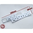 VESPA T5/PX Chrome Panel/Legshield Badge Pole-Position