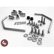VESPA Top QUALITY TSR Flyscreen Stainless Steel & Nyloc Fixings Kit PX/LML