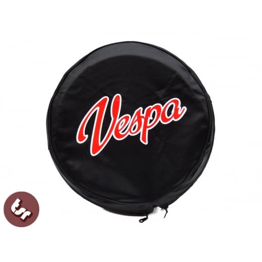 VESPA TSR 10" Spare Wheel Cover - Custom Hot Rod Vespa Script
