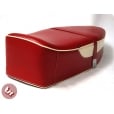 VESPA TSR Bench Dual Seat Oxblood Red/Cream PX/LML/VBB