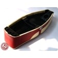 VESPA TSR Bench Dual Seat Oxblood Red/Cream PX/LML/VBB