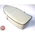 VESPA TSR Bench/Dual Seat White/Black Pipe PX/LML/VBB/SPRINT