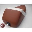 VESPA TSR Corsa Seat Brown/White PX/LML/VBB/VBC/VLB