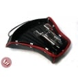 VESPA TSR Front Saddle Rear Seat Set Black/Red PX/VBB/VLB