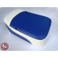 VESPA TSR Front Saddle Rear Seat Set Blue/White PX/VBB