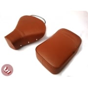 VESPA TSR Front Saddle Rear Seat Set Brown PX/VBB/VLB