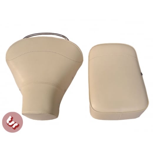 VESPA TSR Front Saddle Rear Seat Set Cream PX/VBB/VLB