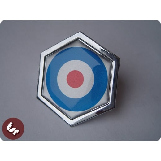 VESPA TSR Horncast Hex Clip Badge PX/LML Mod Target raf