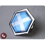 VESPA TSR Horncast Hex Clip Badge PX/LML Scotland Flag