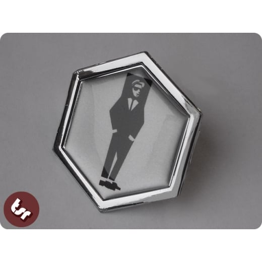 VESPA TSR Horncast Hex Clip Badge PX/LML/T5 SKA man walt jabsco 2 tone
