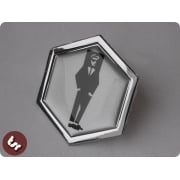VESPA TSR Horncast Hex Clip Badge PX/LML/T5 SKA man walt jabsco 2 tone