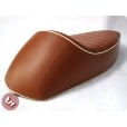 VESPA TSR Super Sport Cafe Racer Seat Brown/Tan/Cream Sprint/Super/PX/LML/VBB