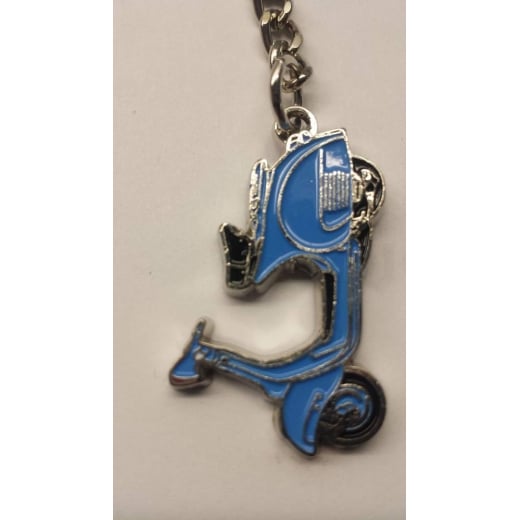 VESPA VBB Scooter Key Ring Blue