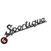 VESPA VBB/VBA 125/150 Sportique Legshield Badge Chrome