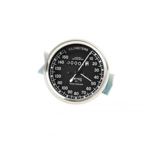 VINTAGE SMITHS 0-150 KPH Black Speedometer ROYAL ENFIELD BSA NORTON