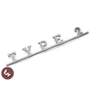 Volkswagen Camper Van Type 2 VW Bus Kombi Microbus CNC Billet Badge/Emblem T2
