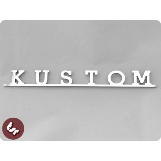Volkswagen KUSTOM Camper Van Type 2 VW Bus Kombi Billet Badge/Emblem T2 Custom