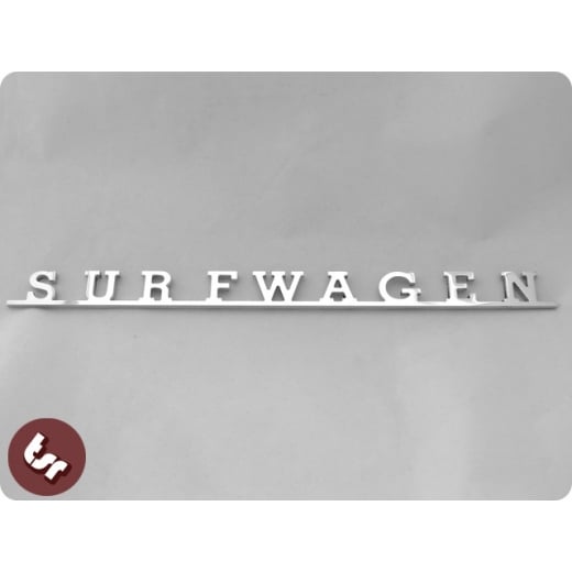 Volkswagen SURFWAGEN Camper Van Type 2 VW Bus Kombi CNC Billet Badge/Emblem T2