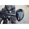 Motone Wrap-Around Fork M10 (10mm) Indicator Turn Signal Bracket Clamps - Pair - 35mm - Black